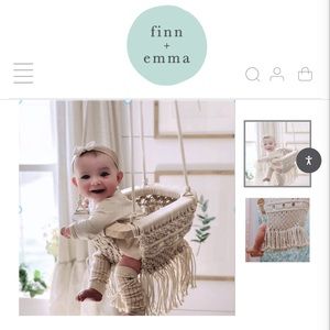 Finn + Emma macramé swing
